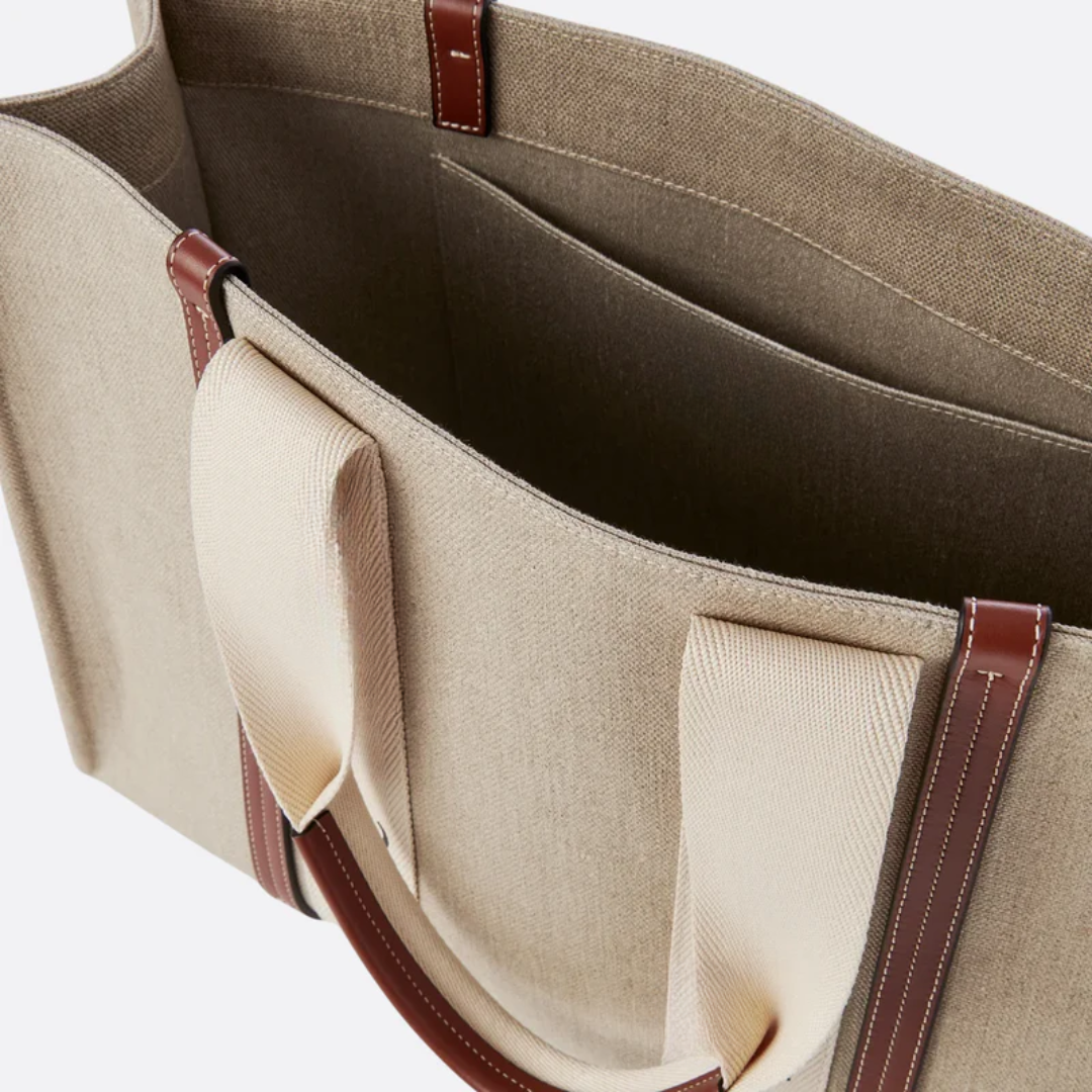 Bag Large Wdy in Linen – Chl