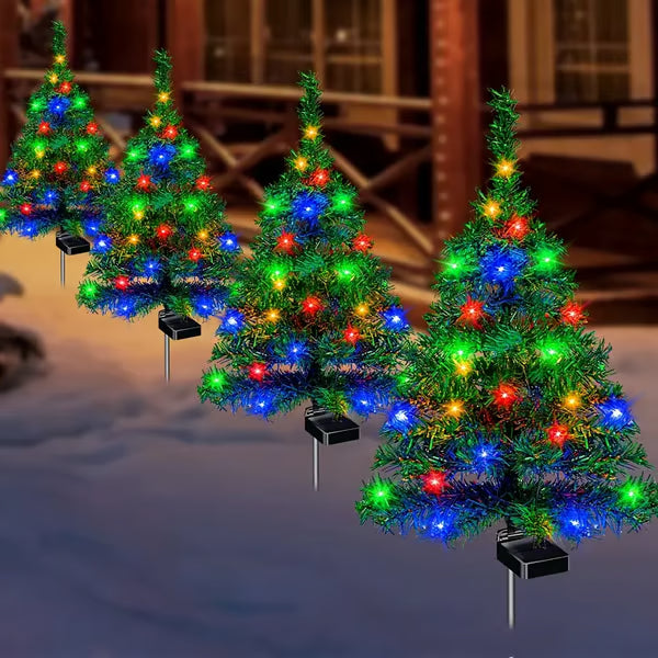 Solar Christmas Tree Light Kit