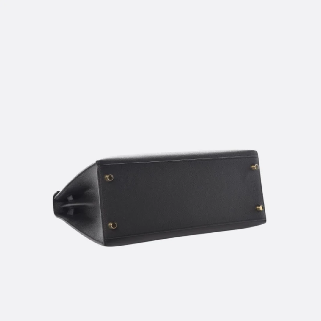 Bag 25 Kly with Gold Hardware in Black