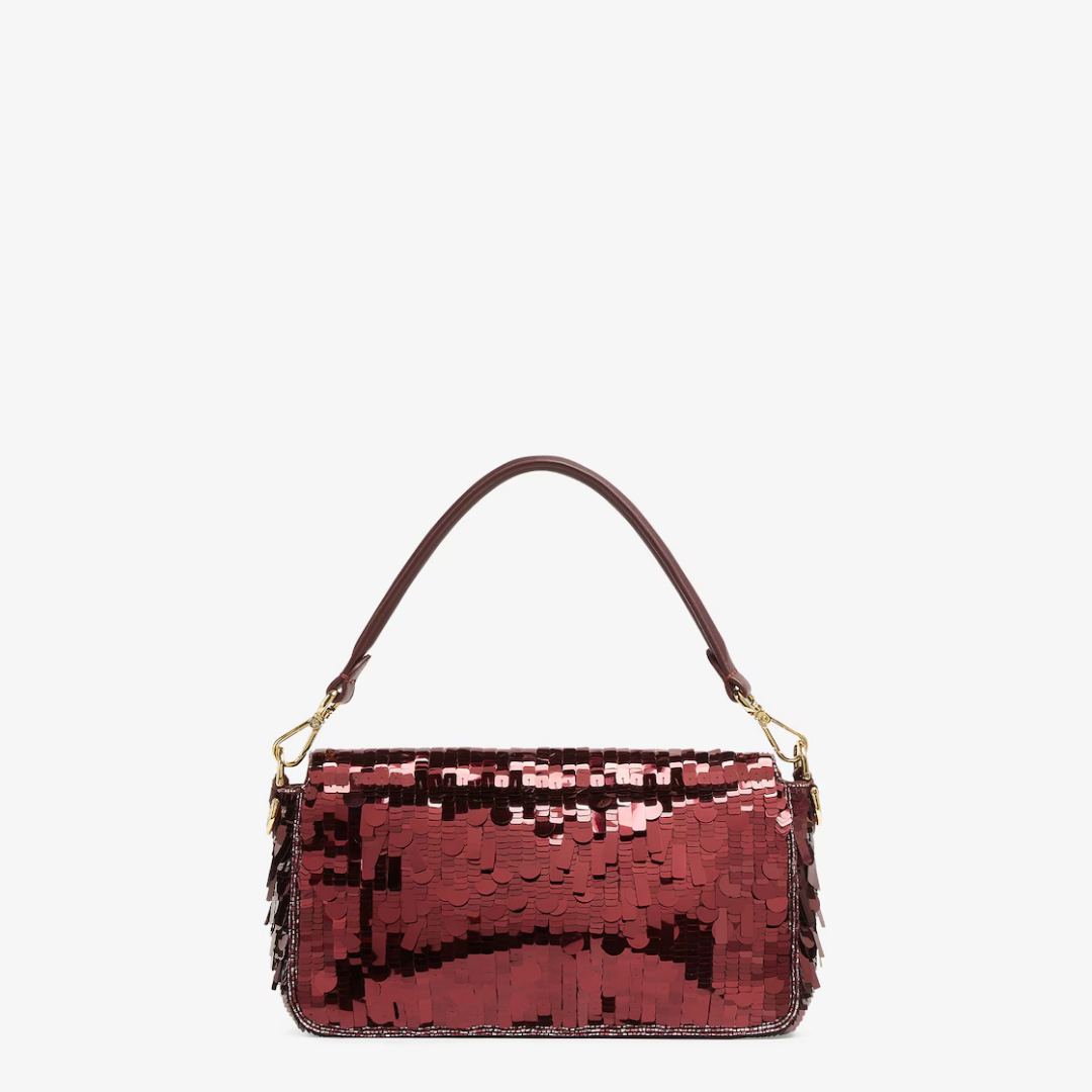 Bag Red Sequin & Leather – Fnd Bgtt