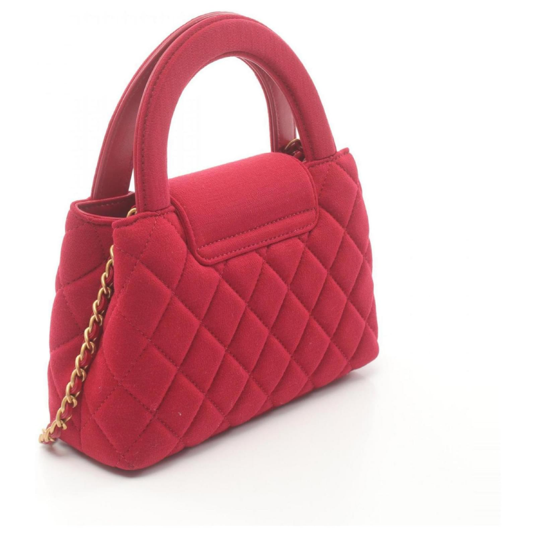 Bag Red Canvas Matlssé – Cnl Edition