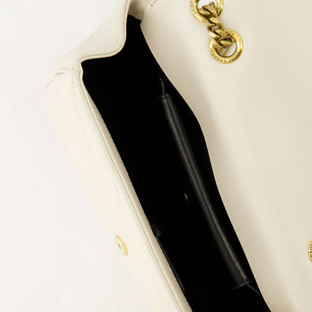 Bag  Small Matelassé Lambskin White – SL