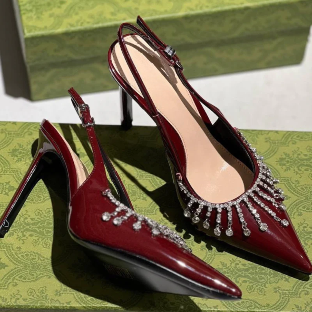 Bag 1961 Bordeaux & Guinevere Pumps – GC