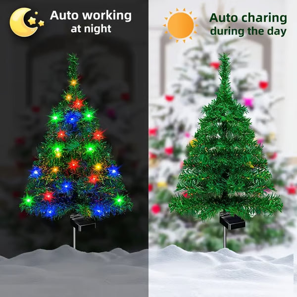 Solar Christmas Tree Light Kit